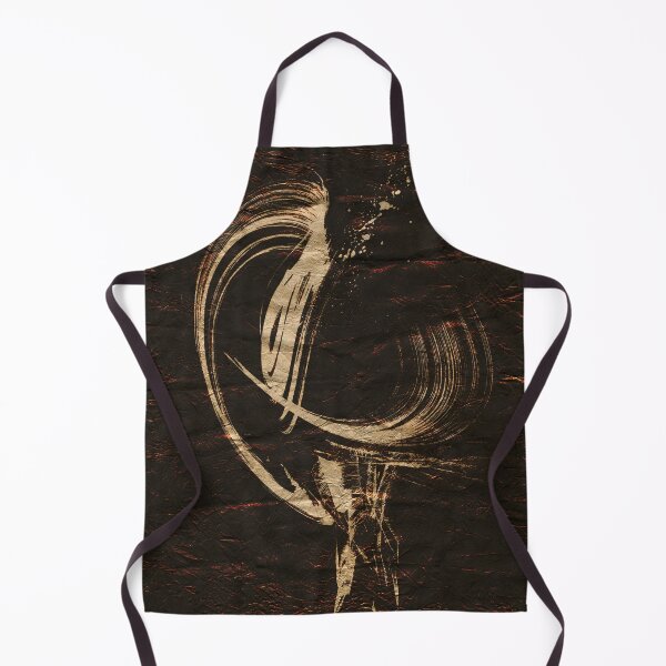 Item preview, Gold Flow Abstraction On Textured Paper designed and sold by NickDedidis.