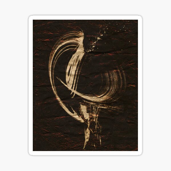 Item preview, Gold Flow Abstraction On Textured Paper designed and sold by NickDedidis.