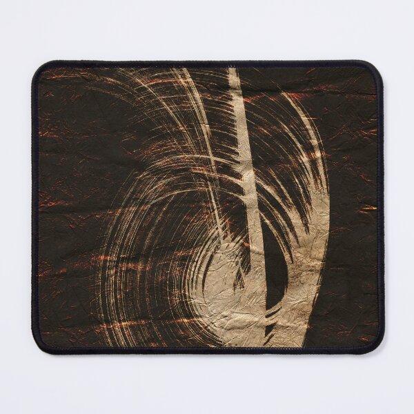 Item preview, Golden Feather Abstraction On Textured Paper designed and sold by NickDedidis.