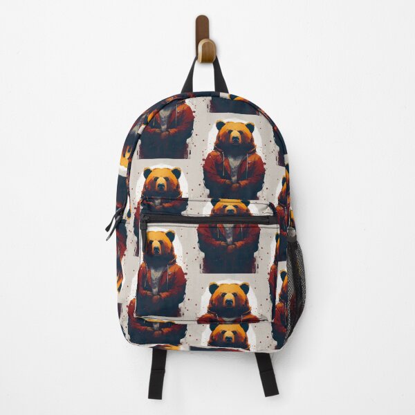 Item preview, Boss Bear Watercolor Painting designed and sold by PioneerX1.