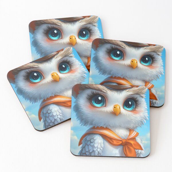 Item preview, Adorable Owl in Sailor Outfit with Bright Eyes designed and sold by Artessie.