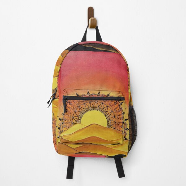 Item preview, Sunrise behind hills mandala art  designed and sold by Sonia dutta_art.