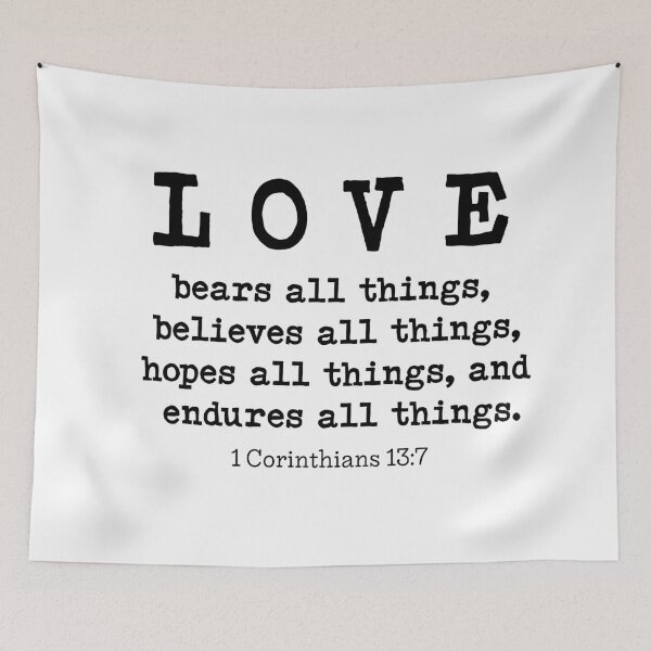 Item preview, Love | Bible Verse | Minimalist | Typography Design designed and sold by JirehKollezion.