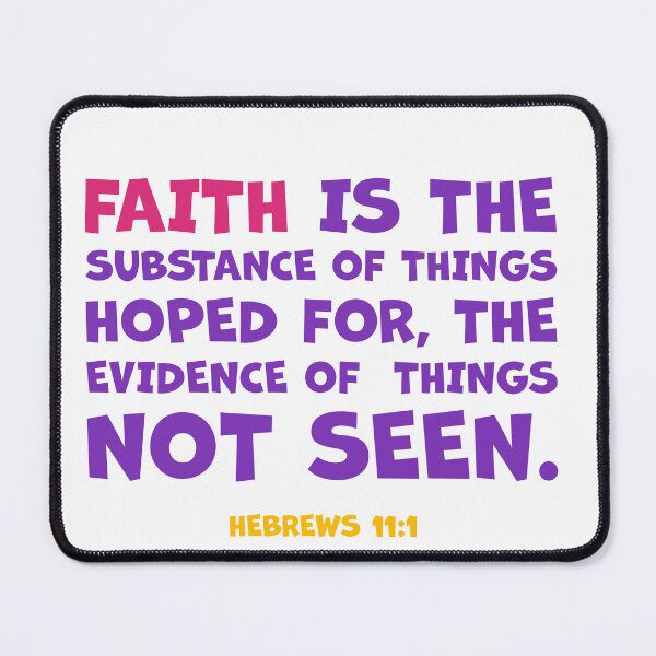 Item preview, Faith: Trusting What We Cannot See Inspired from Hebrews 11:1 | Bible Verse designed and sold by JirehKollezion.
