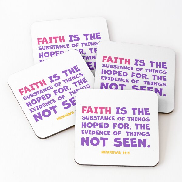 Item preview, Faith: Trusting What We Cannot See Inspired from Hebrews 11:1 | Bible Verse designed and sold by JirehKollezion.