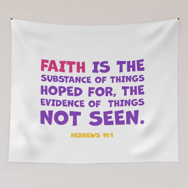 Item preview, Faith: Trusting What We Cannot See Inspired from Hebrews 11:1 | Bible Verse designed and sold by JirehKollezion.