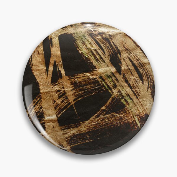 Item preview, Golden brushstrokes Abstraction on Paper designed and sold by NickDedidis.