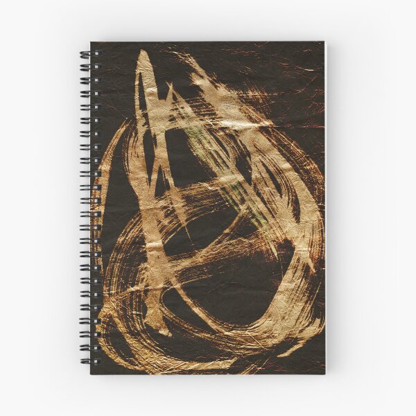Item preview, Golden brushstrokes Abstraction on Paper designed and sold by NickDedidis.
