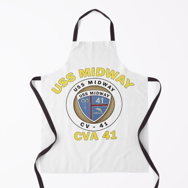 Item preview, USS Midway (CVBCVACV-41) Crest for Dark designed and sold by FredrickHudson.