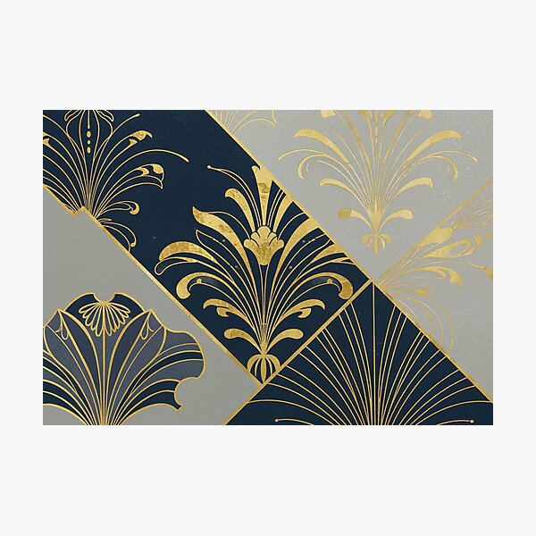 Item preview, Klimt Gold Floral designed and sold by maniacfitness.