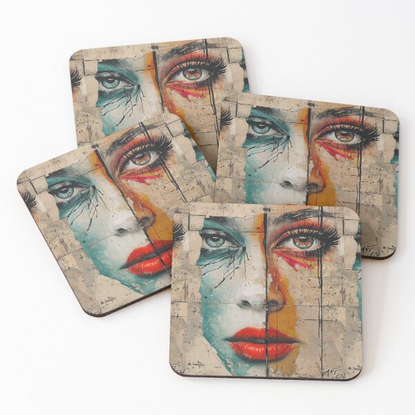 Item preview, Fragmented Face Artwork designed and sold by Aise06.