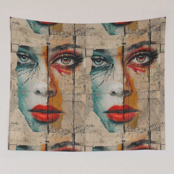 Item preview, Fragmented Face Artwork designed and sold by Aise06.