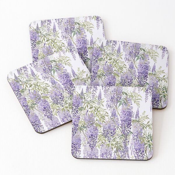 Item preview, Cascading Wisteria Flower Pattern designed and sold by CoolPixels.
