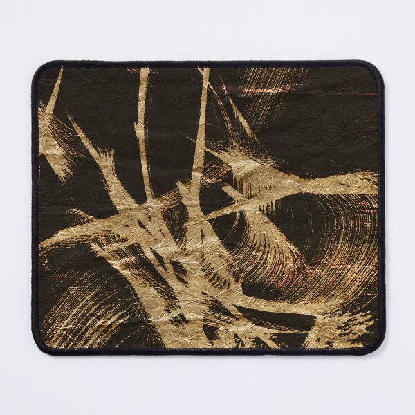 Item preview, Abstract golden brushstrokes designed and sold by NickDedidis.