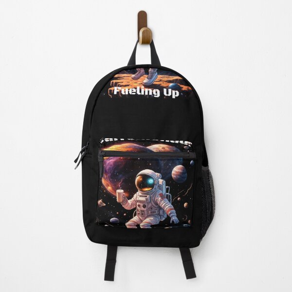 Item preview, Caffeinonaut – Fueling Up in Space | Coffee Astronaut Art designed and sold by Golden Blaze Studio.