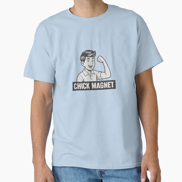 Aperçu de l'œuvre T-shirt Chick Magnet – (vu dans The Accountant 2 2025) créée et vendue par MAF__Designs.