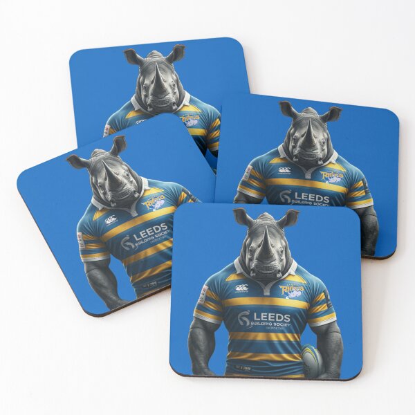 Item preview, Leeds Rhinos Rugby Mascot – Fan Art Design designed and sold by Final Whistle Art.