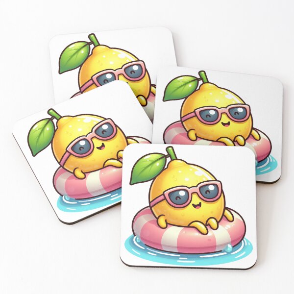 Item preview,  Lemon Floating in Swim Ring designed and sold by ввмел2020.