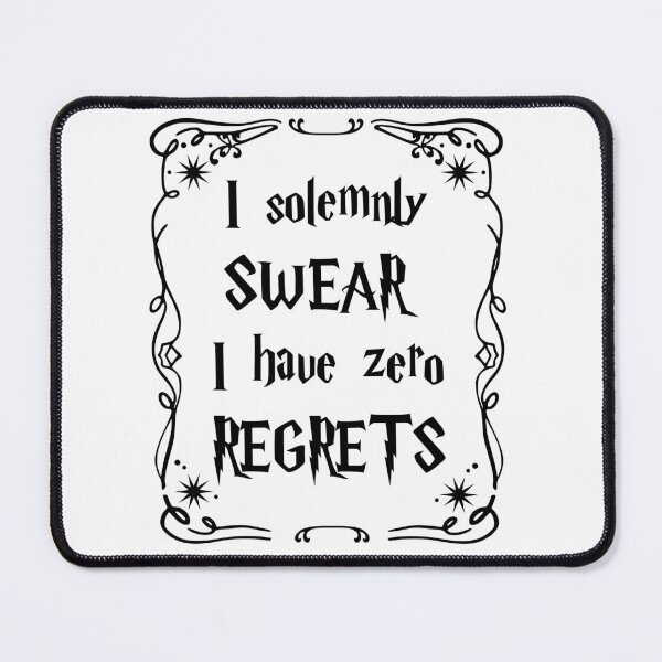 Item preview, I Solemnly Swear I Have Zero Regrets - Bold Wizard Quote Tee designed and sold by All DayTees.