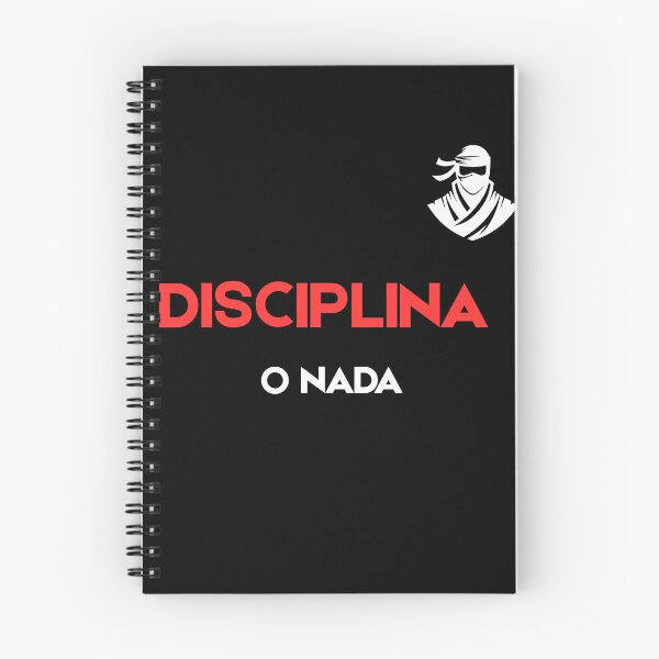 Item preview, Discipline or Nothing Spanish Motivational Quote designed and sold by MINSET WEAR ® – Born from Mindset, Built on Discipline..
