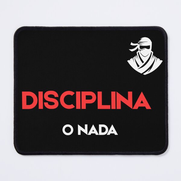 Item preview, Discipline or Nothing Spanish Motivational Quote designed and sold by MINSET WEAR ® – Born from Mindset, Built on Discipline..