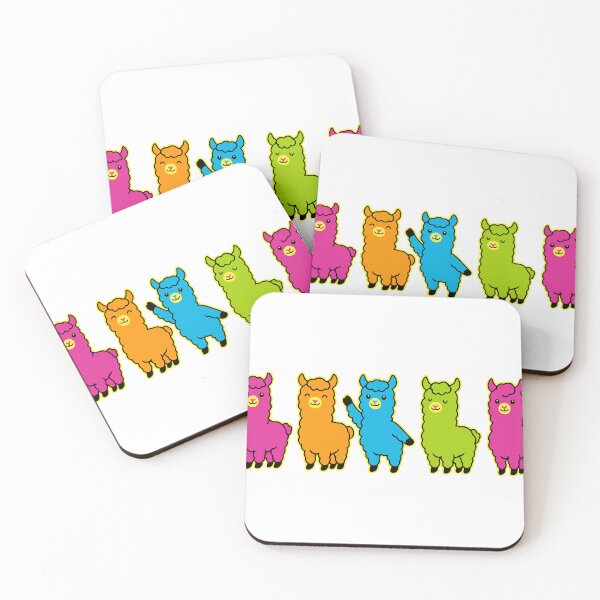 Item preview, Colorful Lama Series – Funny Alpaca Design for Animal Lovers designed and sold by nkhookysun.