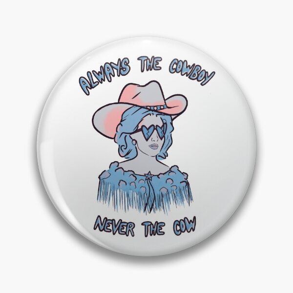 Item preview, CMAT Always The Cowboy Never The Cow - blue designed and sold by incloudines.
