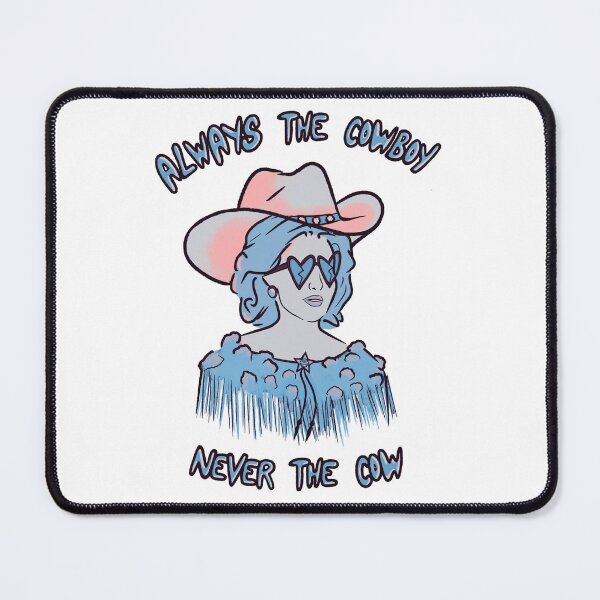 Item preview, CMAT Always The Cowboy Never The Cow - blue designed and sold by incloudines.