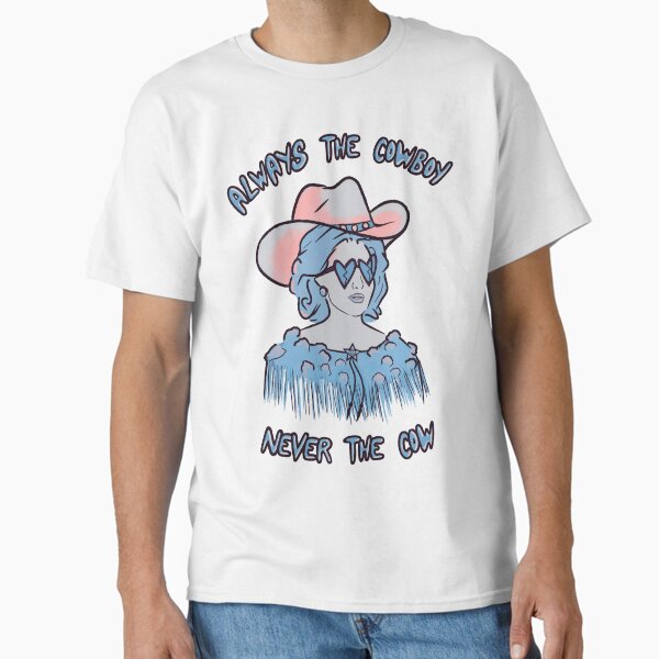 Item preview, CMAT Always The Cowboy Never The Cow - blue designed and sold by incloudines.