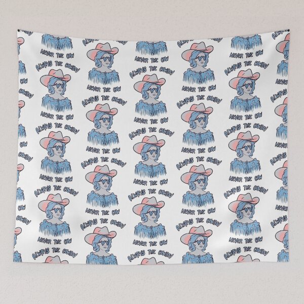 Item preview, CMAT Always The Cowboy Never The Cow - blue designed and sold by incloudines.