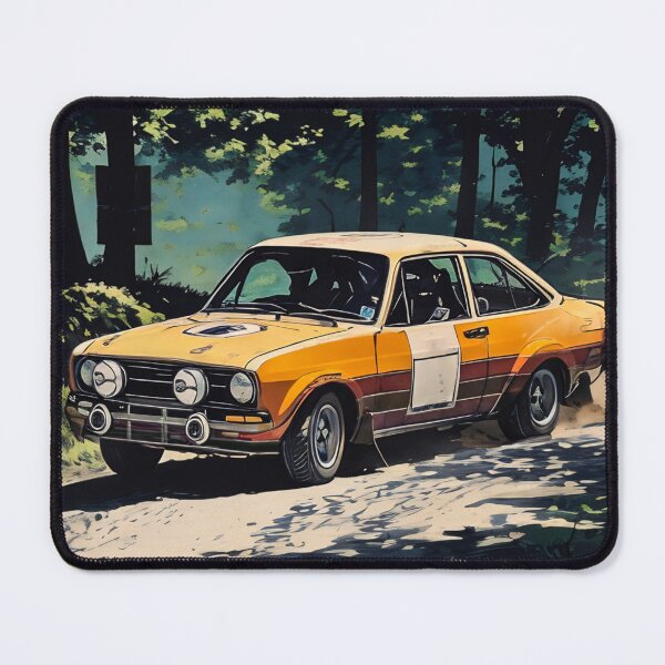 Item preview, MK2 Escort Rally Andrews Heat for Hire Artwork Poster Print designed and sold by plumbshutter.