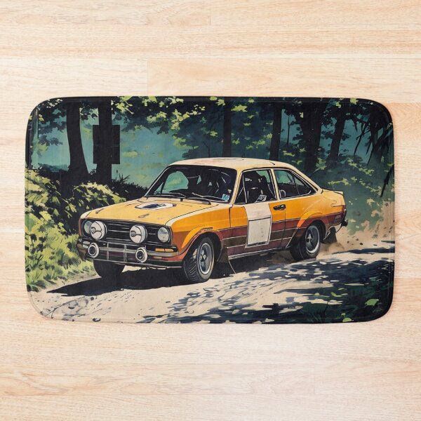 Item preview, MK2 Escort Rally Andrews Heat for Hire Artwork Poster Print designed and sold by plumbshutter.