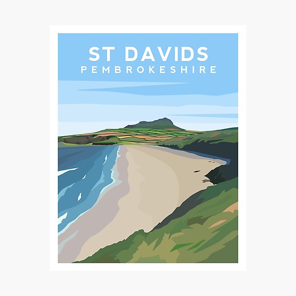 Item preview, St Davids Beach, Pembrokeshire - South Wales designed and sold by typelab.