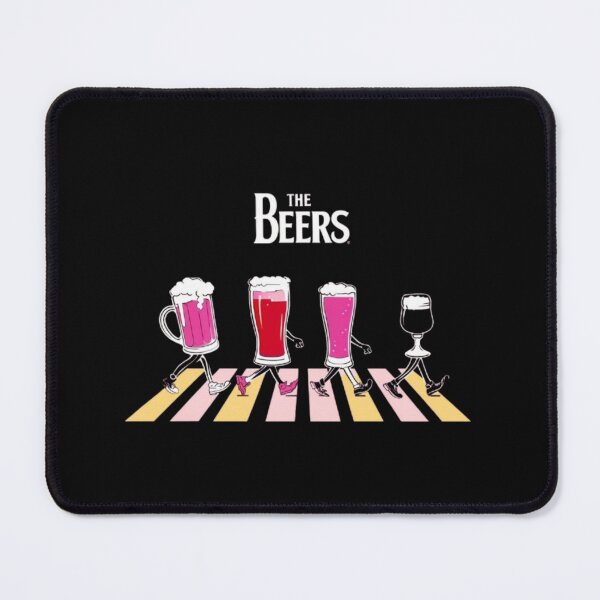 Item preview, Playful Cartoon Beer Glasses Walking on Zebra Stripes designed and sold by Aise06.