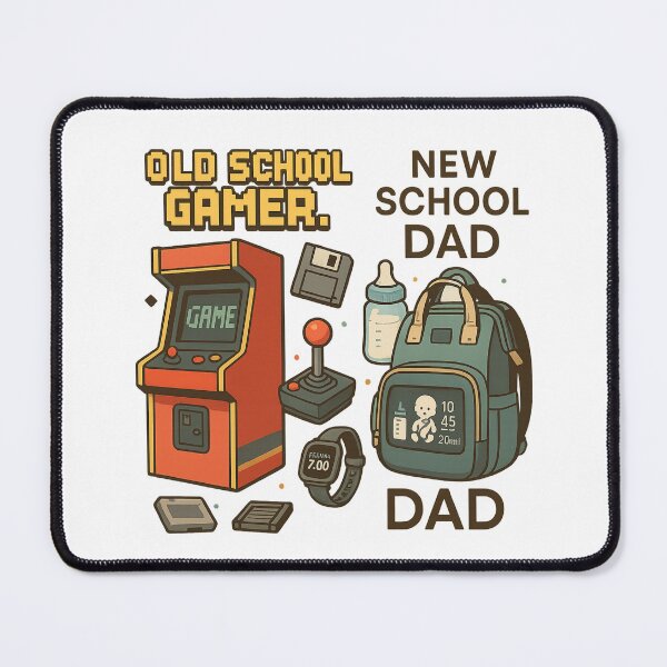 Item preview, Old School Gamer. New School Dad designed and sold by Aube11.