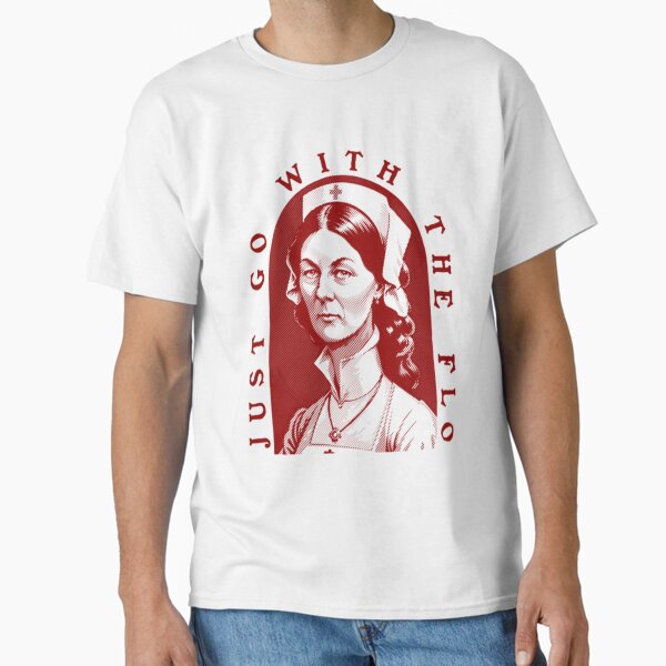 Item preview, Florence Nightingale - Just Go With The Flo _ Lady with the Lamp designed and sold by CharlotteCool.