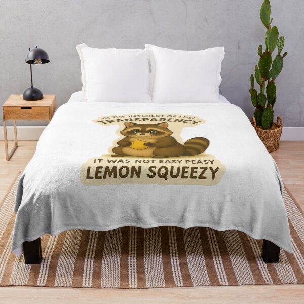 Item preview, It Was Not Easy Peasy Lemon Squeezy Sticker, Funny Raccoon Sticker, Sarcastic Sticker, Meme Sticker, Cute Raccoon, Waterproof Vinyl Sticker designed and sold by ezuldeen48.