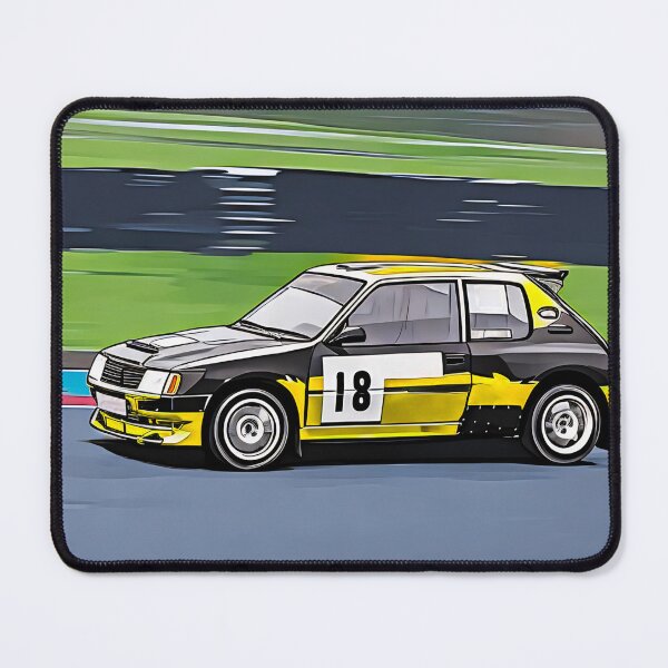 Item preview, Group B Rally Car Artwork 205 Motorsport designed and sold by plumbshutter.