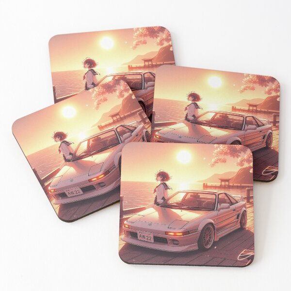 Item preview, Stretching at Sunrise – Cherry Blossoms and Calm Machines designed and sold by Nautopilot.