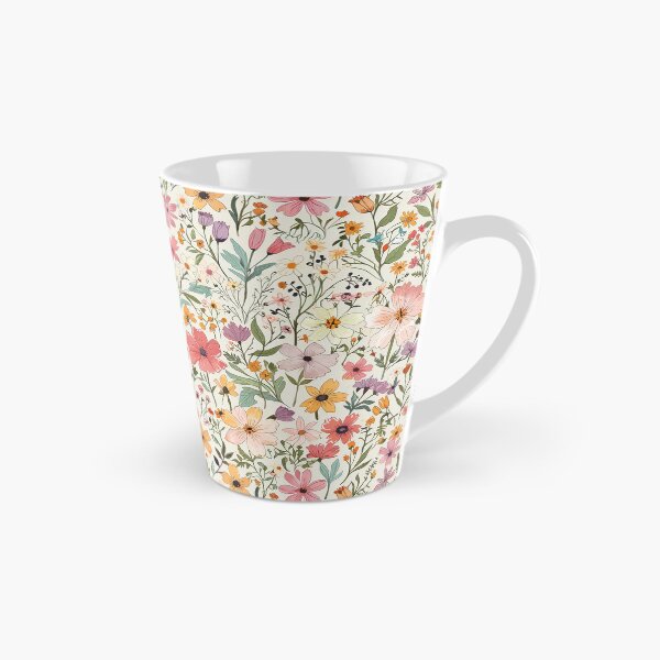 Item preview, Seamless Pattern of Colorful Wildflower and Foliage in Pastel Tones designed and sold by CoolPixels.