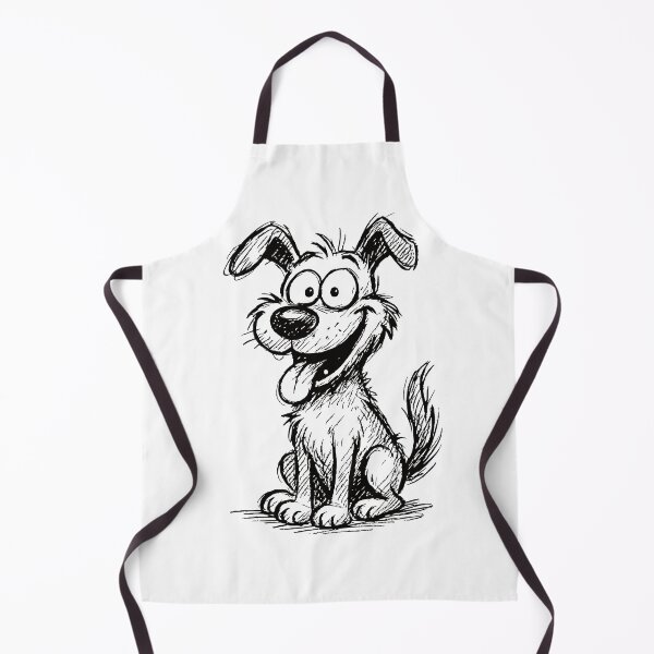 Item preview, Funny line drawing dog – Funny cartoon motif for dog fans designed and sold by nkhookysun.