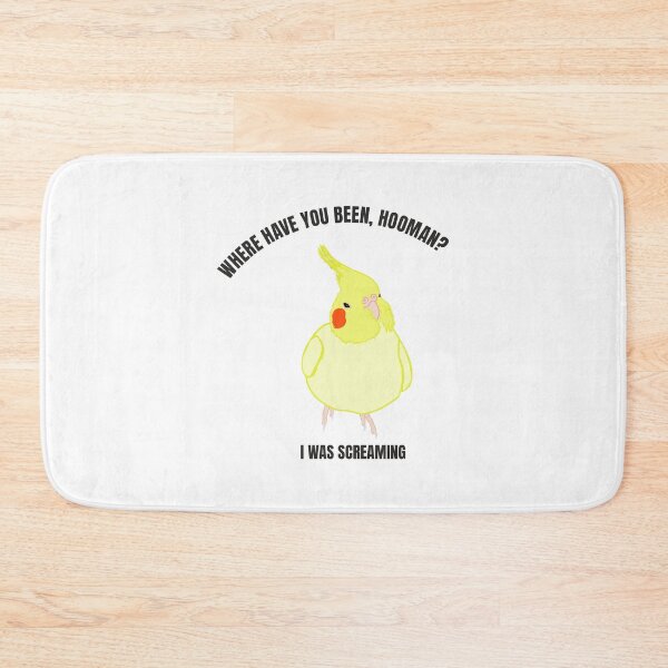 Item preview,  Lutino Cockatiel – Hooman, I Was Screaming Again designed and sold by Birbosaurus.