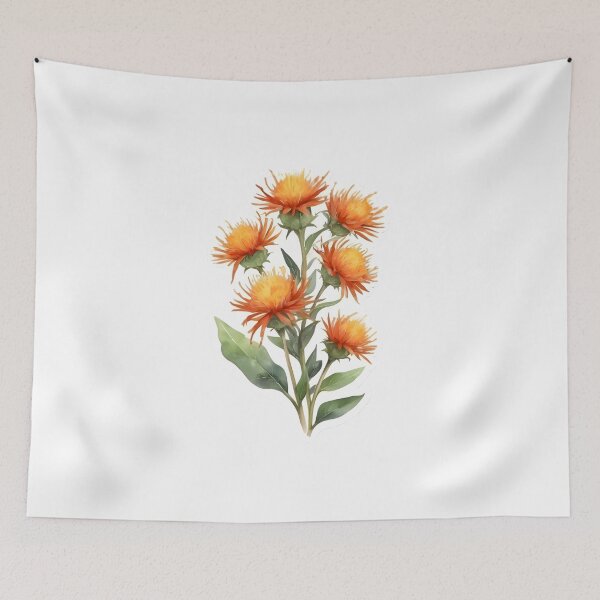 Item preview, Safflower (Carthamus tinctorius) designed and sold by HOMETOWN86.