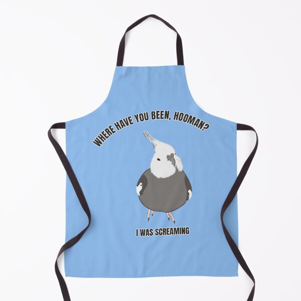 Item preview, Whiteface Cockatiel – Where Were You, Hooman? I Made Noise designed and sold by Birbosaurus.