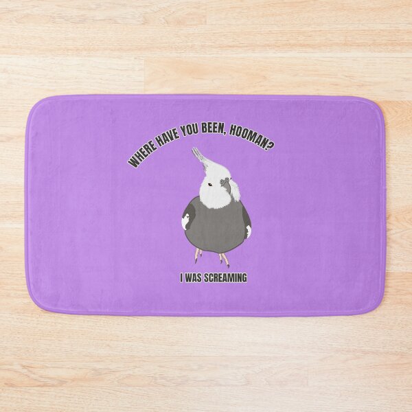Item preview, Whiteface Cockatiel – Where Were You, Hooman? I Made Noise designed and sold by Birbosaurus.