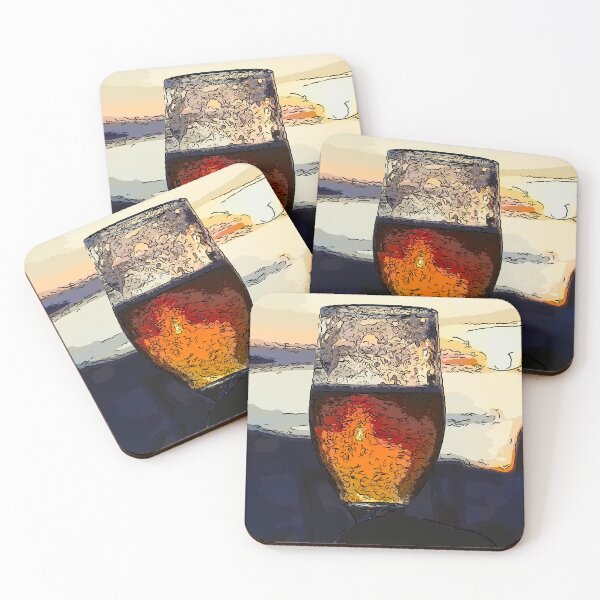 Item preview, Drink in the sunset, beer designed and sold by RenataPhoto.