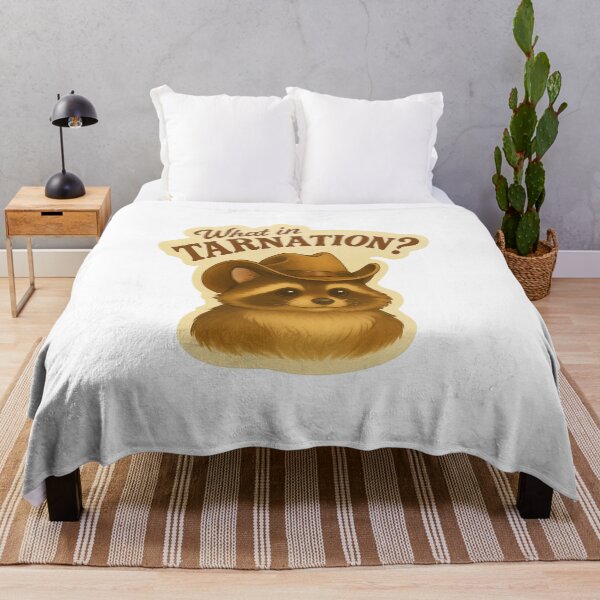 Item preview, What In Tarnation Raccoon Sticker, Funny Retro Meme Sticker, Sarcastic Country Western Cowboy Sticker, Trendy Raccoon Decal, Waterproof designed and sold by ezuldeen48.