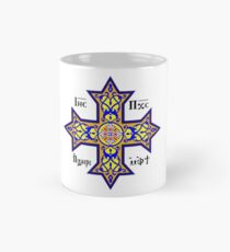 Cross, Coptic cross, colour, Contemporary design used by the Coptic Catholic Church. Classic Mug