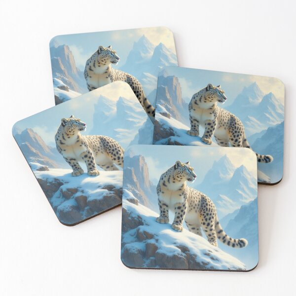 Item preview, Majestic Silence: Snow Leopard Heights designed and sold by Paper Punch.