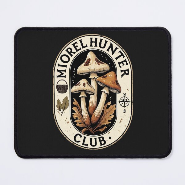 Item preview, Morel Hunter Club Sunburst Emblem – Vintage Mushroom Forager Badge designed and sold by fantasyy.